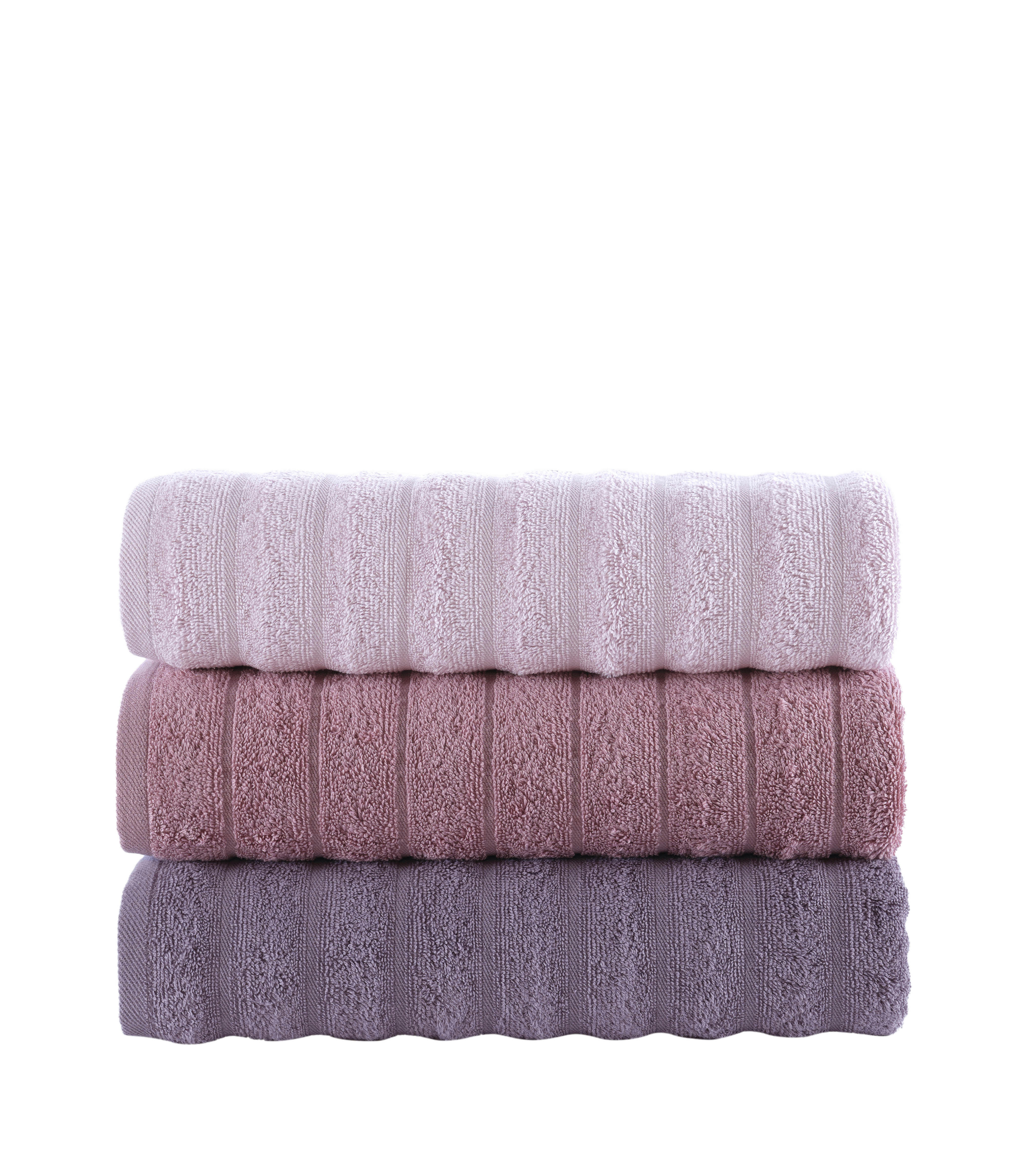 SADE - Lot de 3 draps de bain 70x140cm  500gr/m2