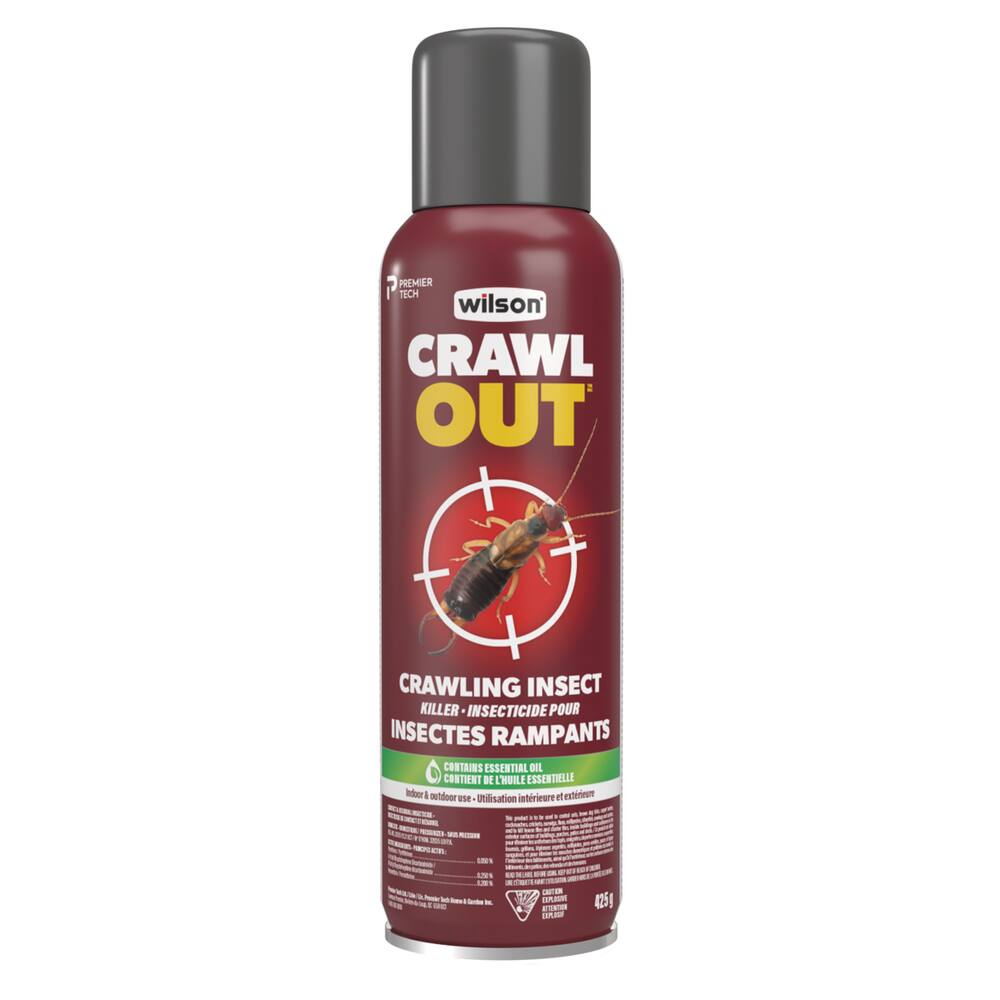 Wilson CrawlOut Indoor/Outdoor Crawling Insect Killer, Insecticide, 425-g