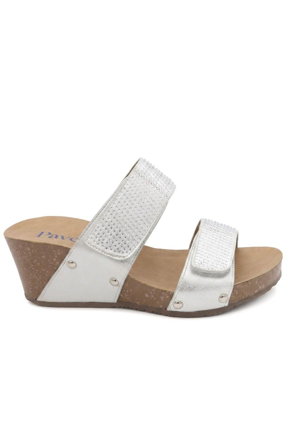 Pavers Dual Adjustable Fasten Wedge Sandals