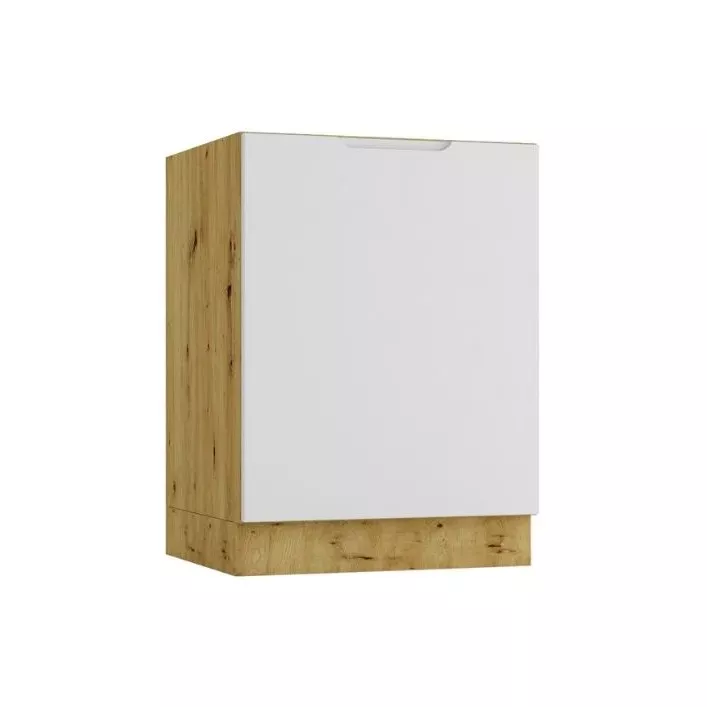 Szafka kuchenna stojąca ISABEL D60PC P/L szary mat/dąb artis