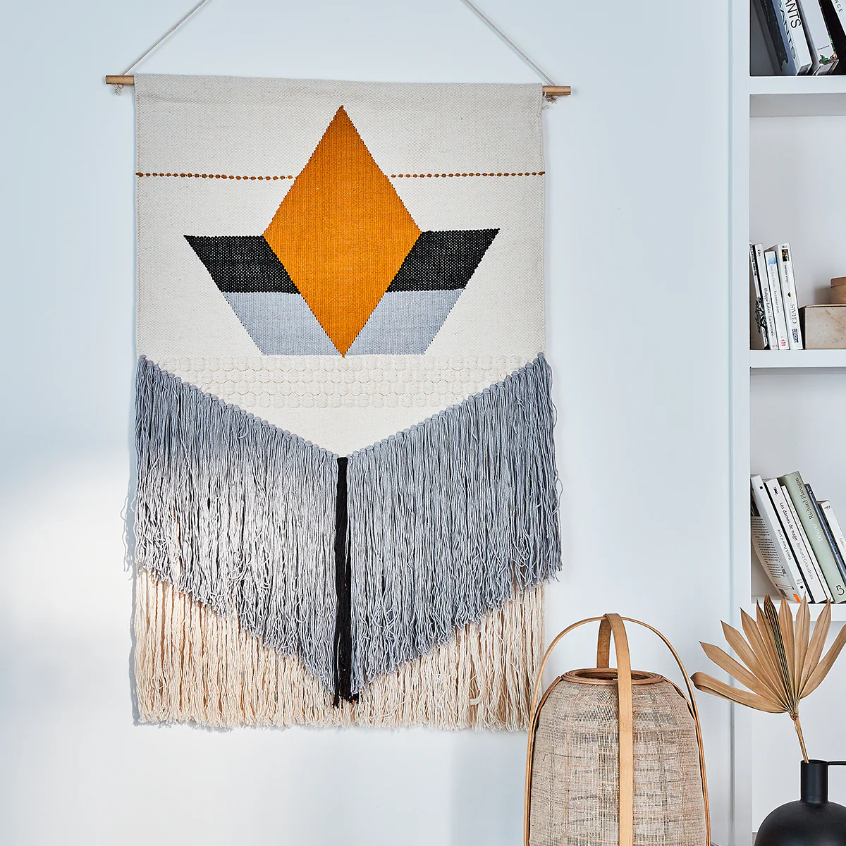 4MURS Kakémono déco AMDO coloris blanc et gris