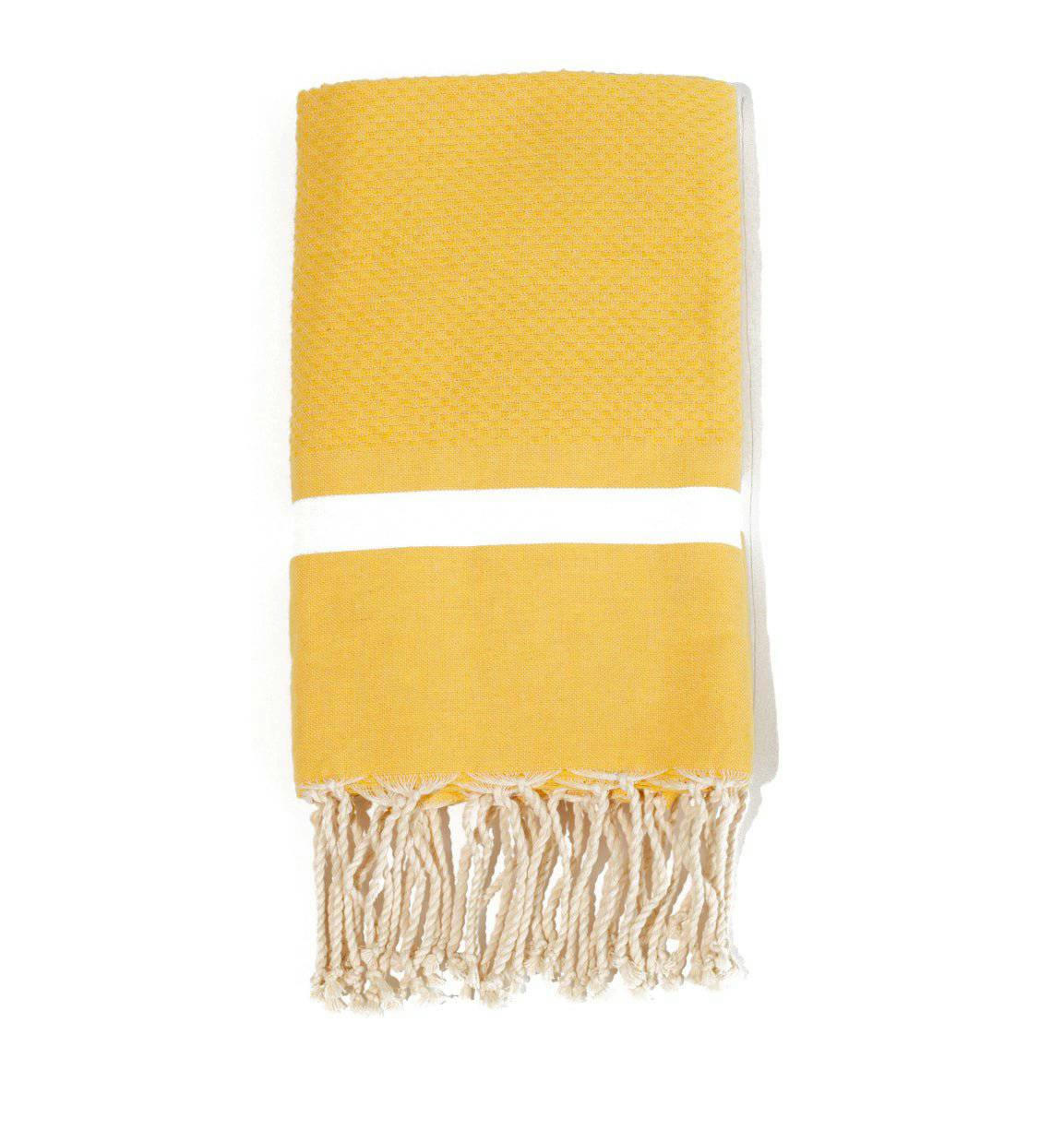 - Fouta en coton tissage nid d