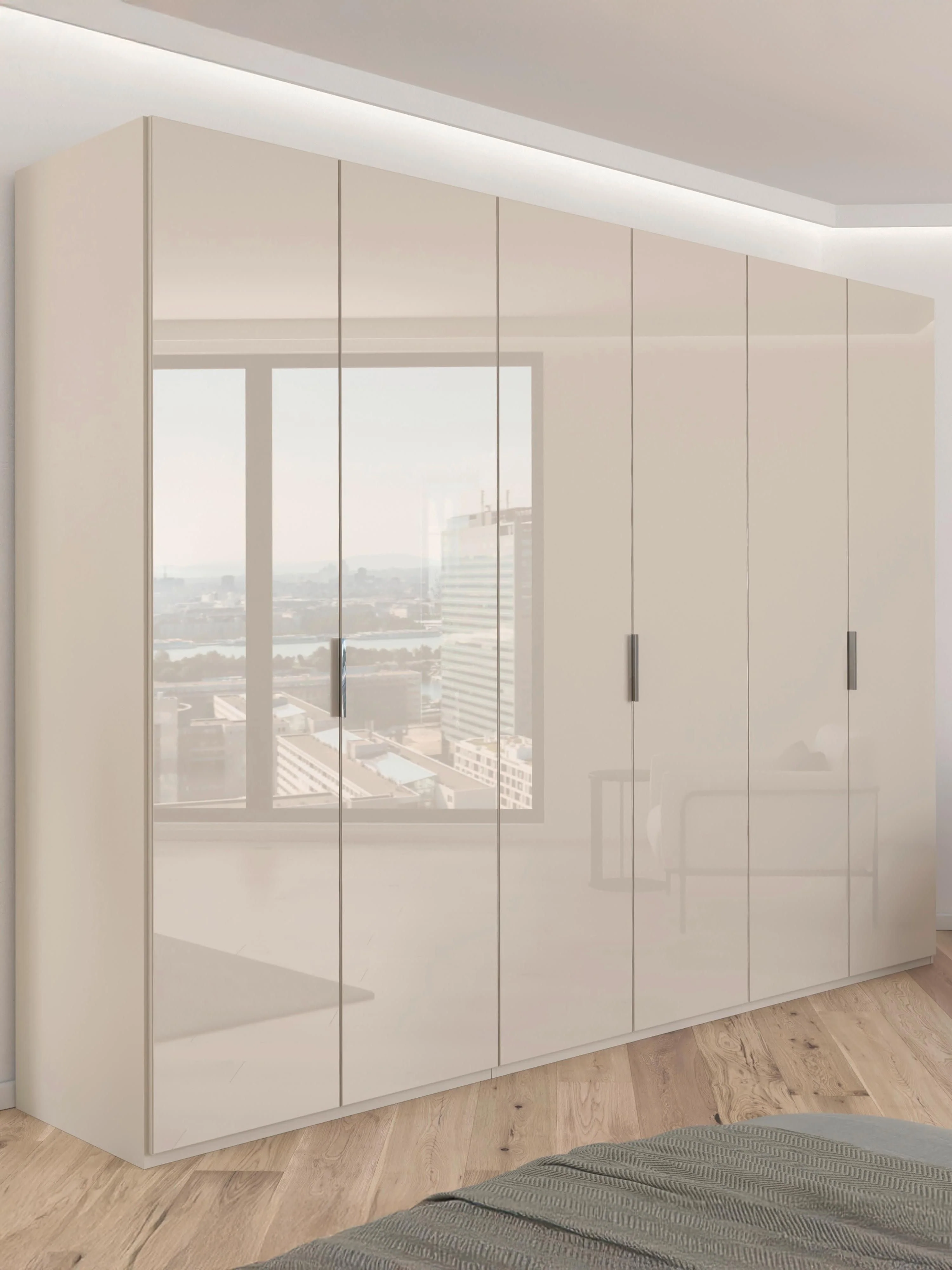 Drehtürenschrank Formes mit Glastüren