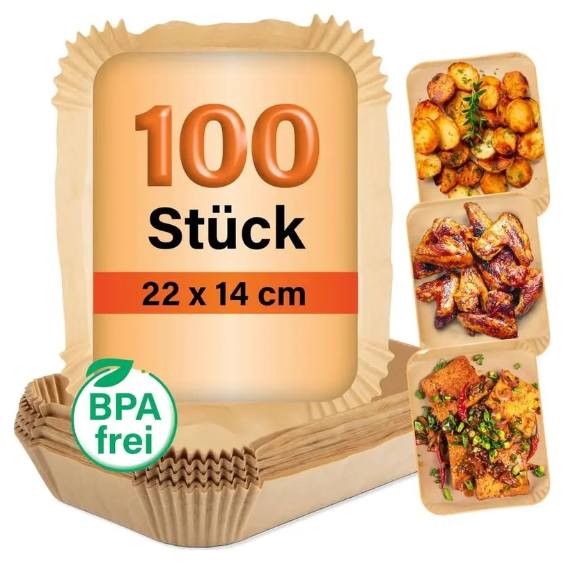 Backpapier 100er-Set Gourmetmaxx