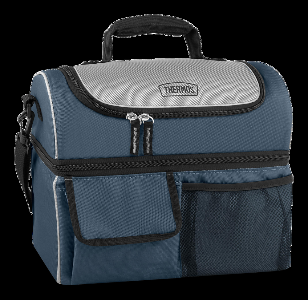 Thermos Lunch Lugger® Beverage & Snack Soft Cooler with Shoulder Strap, Blue