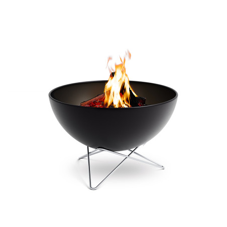 Brasero rond en acier émaillé Bowl 70 avec pied bas - Höfats