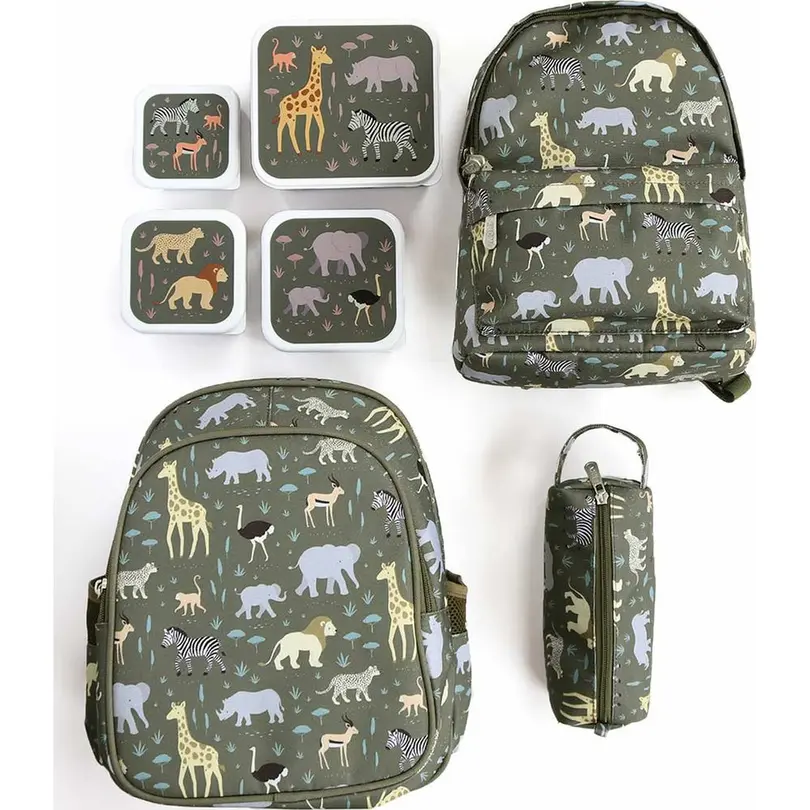Lunch-Box 4er-Set Savanna