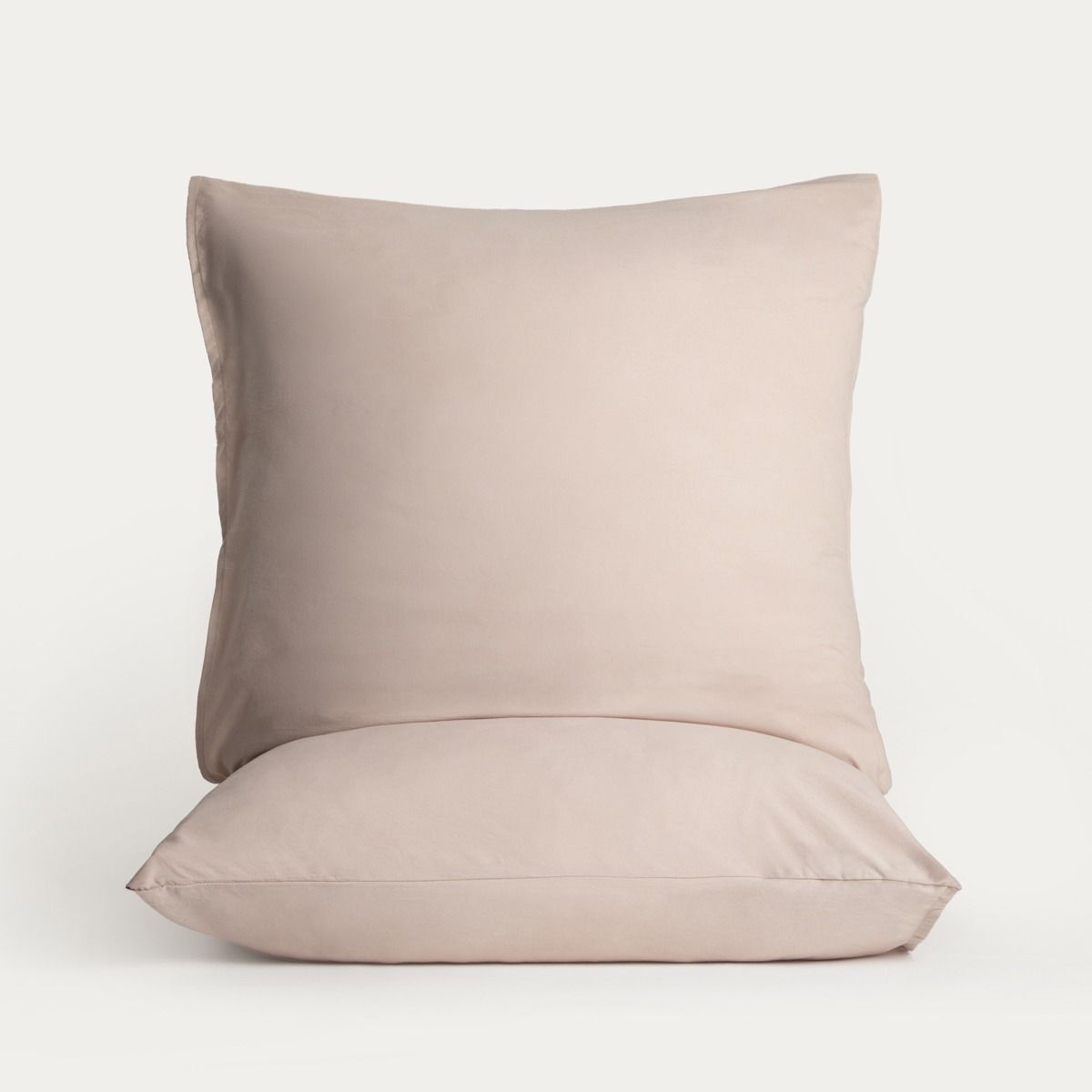 Zestaw dwóch poszewek MAISY z mikrofibry beżowych 2*70x80 cm