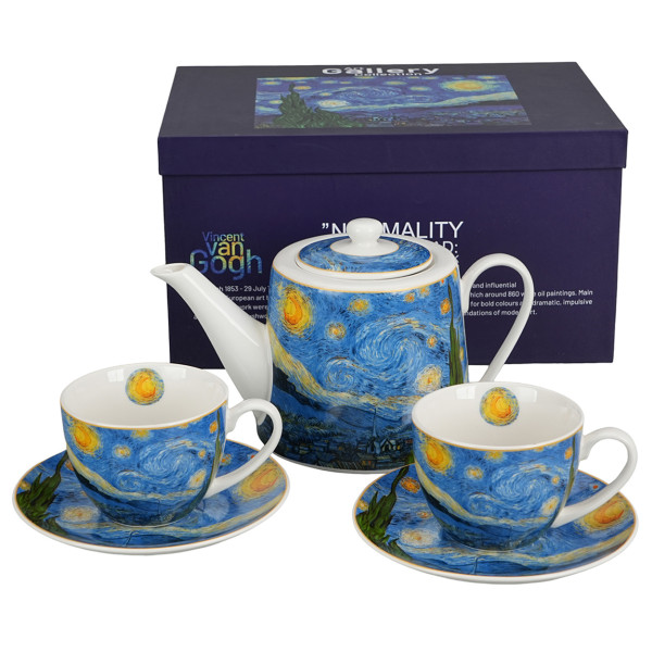 Zestaw porcelanowy STARRY NIGHT Van Gogh 2 osoby