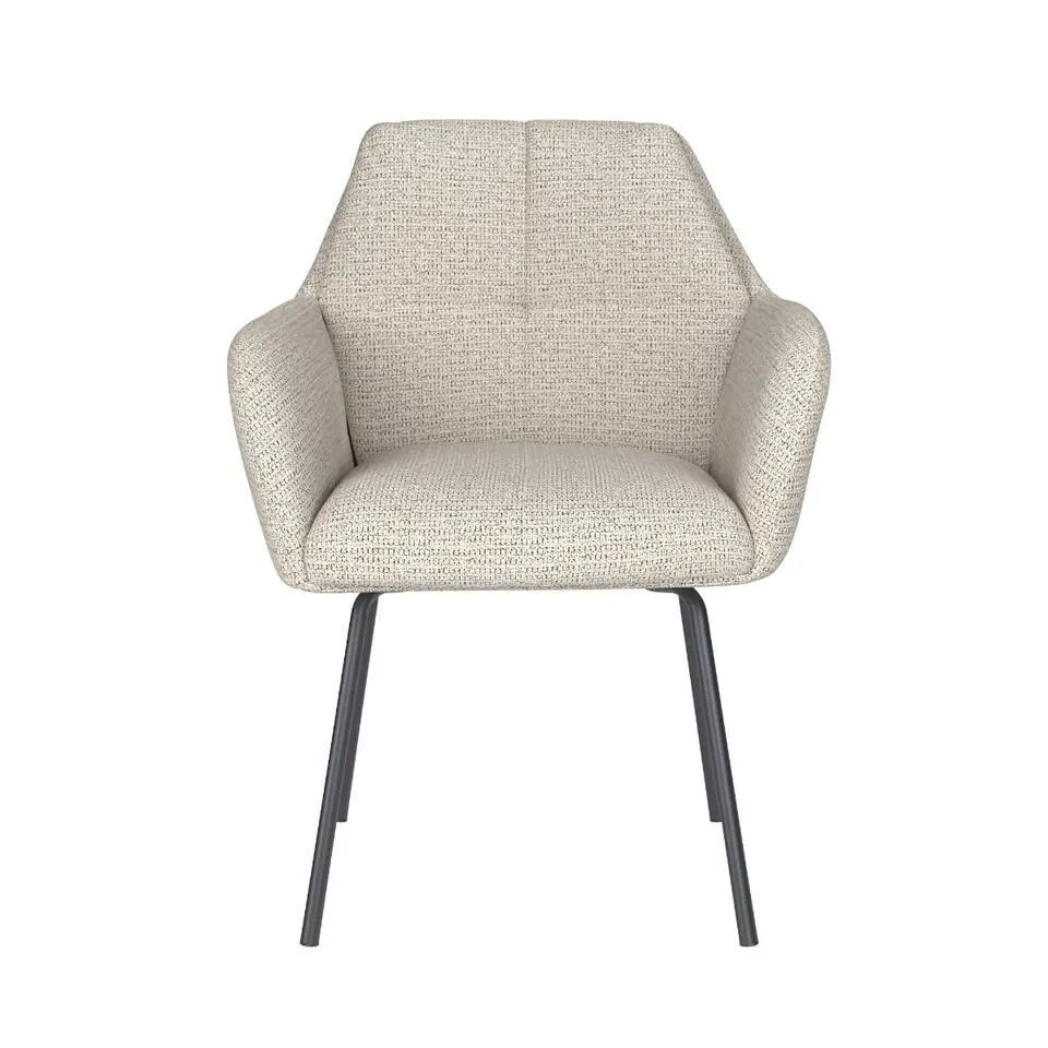 Puur - Dannie eetkamerstoel metaal - off-white