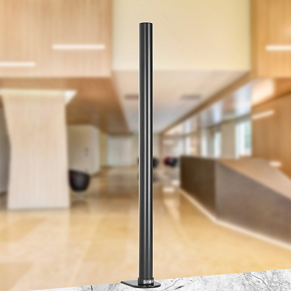 DM35POLE-80 Potence de 80 cm Fixation à pince Compatible avec support d'écran Permet d'ajuster la hauteur de l'écran Duronic
