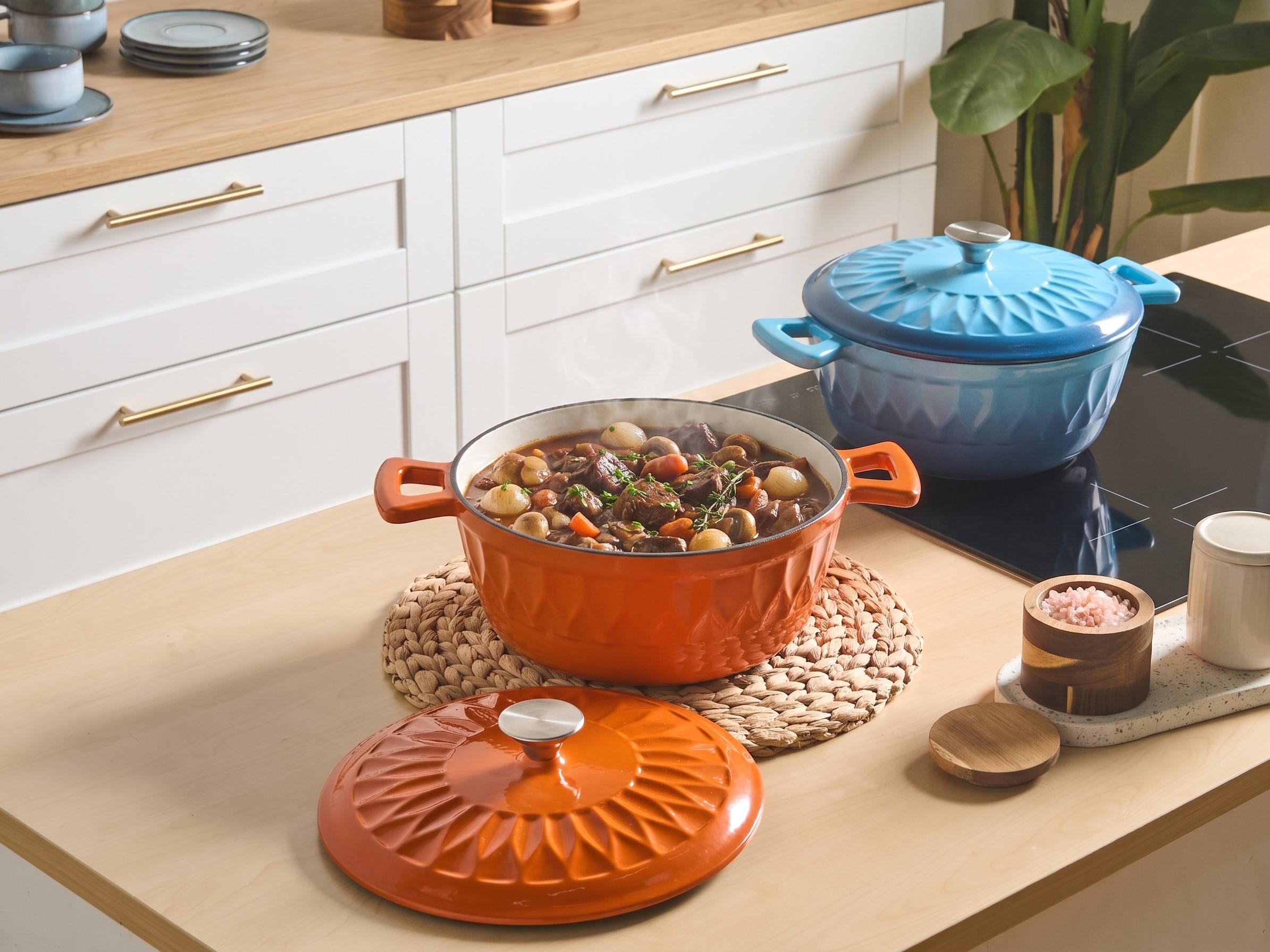 Cast Iron Pot CASTINO Orange