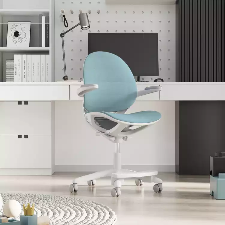 Habitat Mesh Kids Swivel Chair - Blue