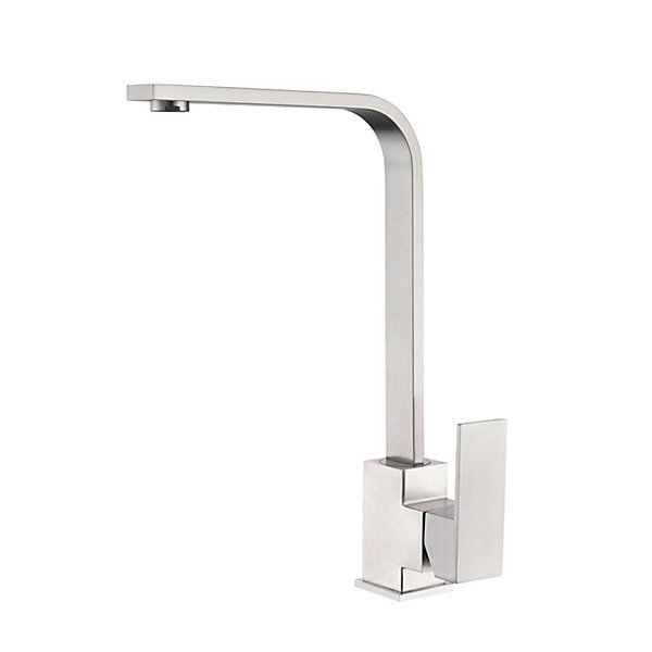 Mitigeur de cuisine bec haut SKY BATH nickel brossé Inox S304 série CROSS