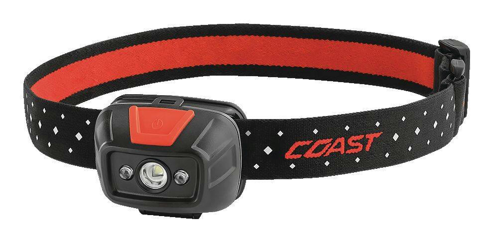 Coast FL19 365 Lumens Dual Colour Wide Angle LED Headlight/Headlamp, Batteries Included