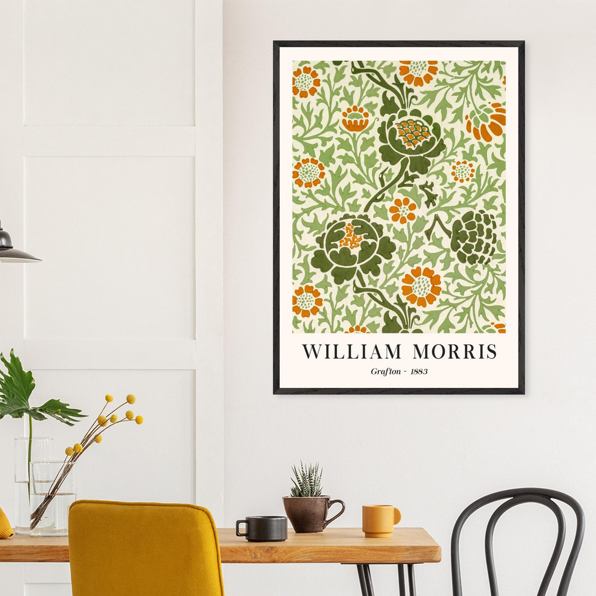 Artfulprints Poster William Morris - Grafton 1883  - 70x100 cm - Groen