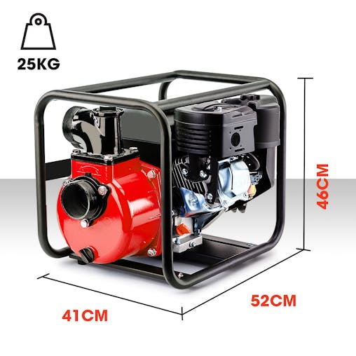 NNEMB 8HP 3 Petrol Water Transfer Pump High Flow Irrigation