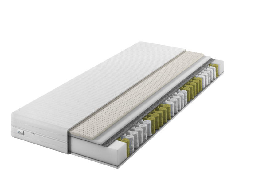 Materac sprężynowy GOLD   Lateks 70x200 22cm|7-stref | H2/H3 |