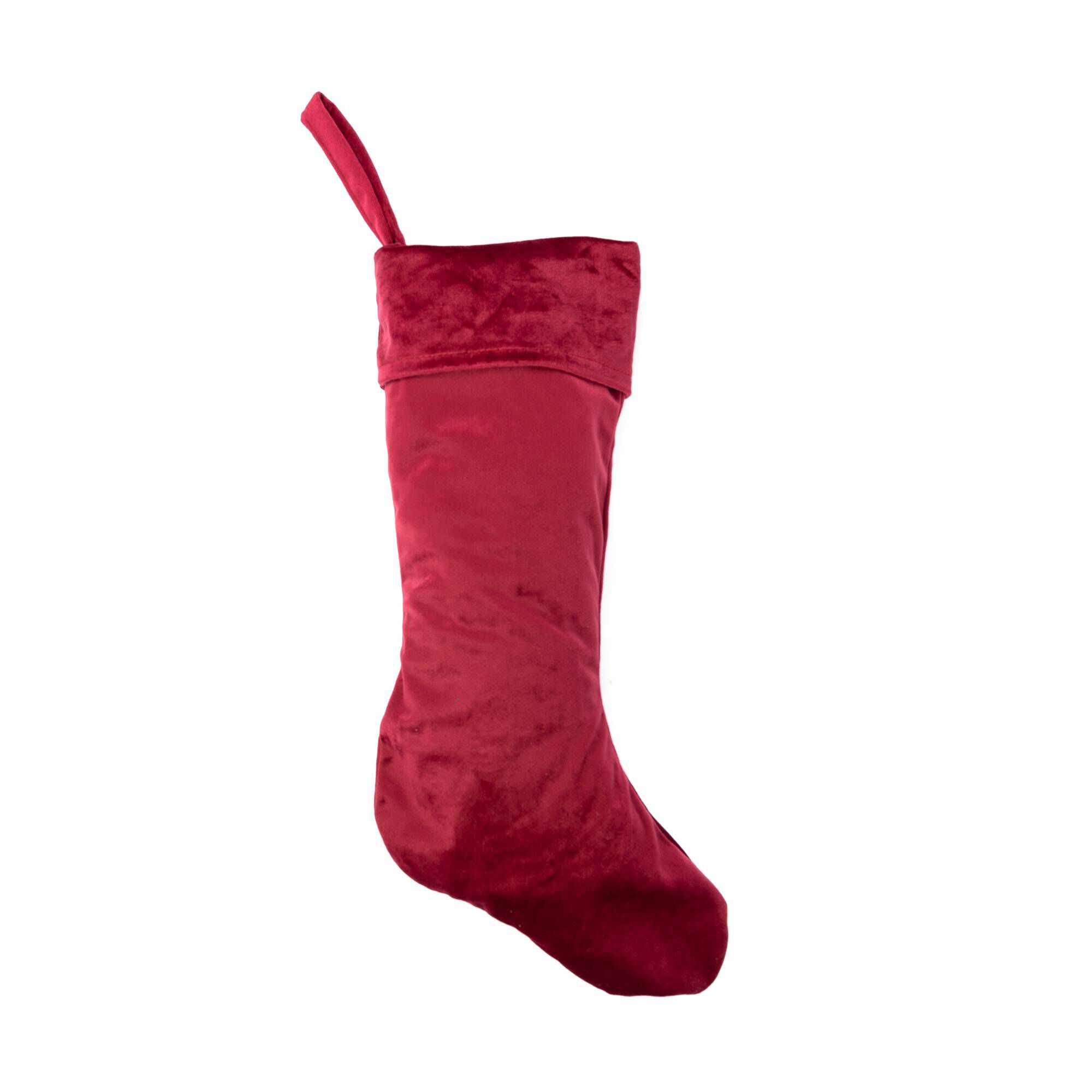 Red Velvet Christmas Stocking