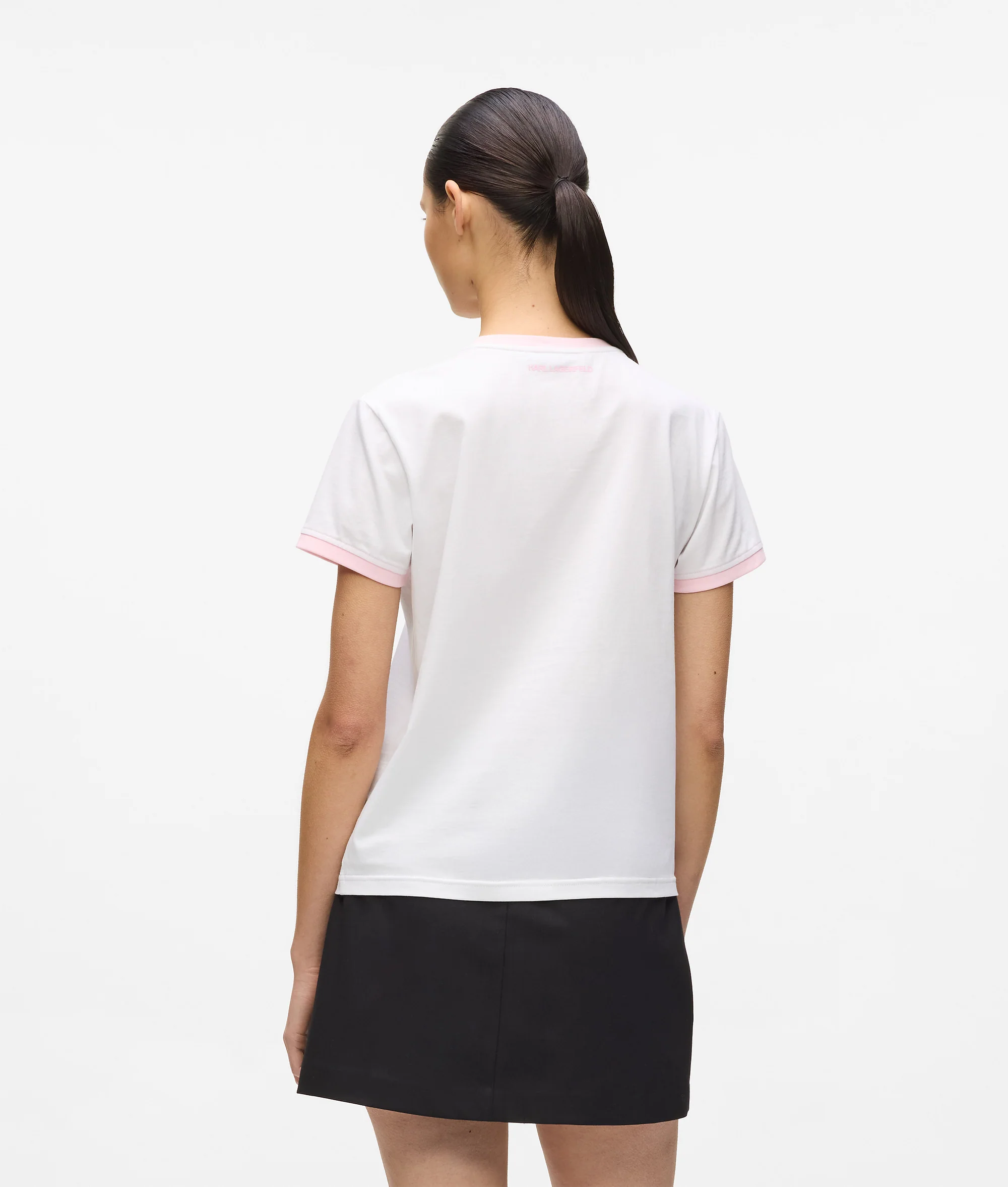 T-shirt exclusif avec strass et logo