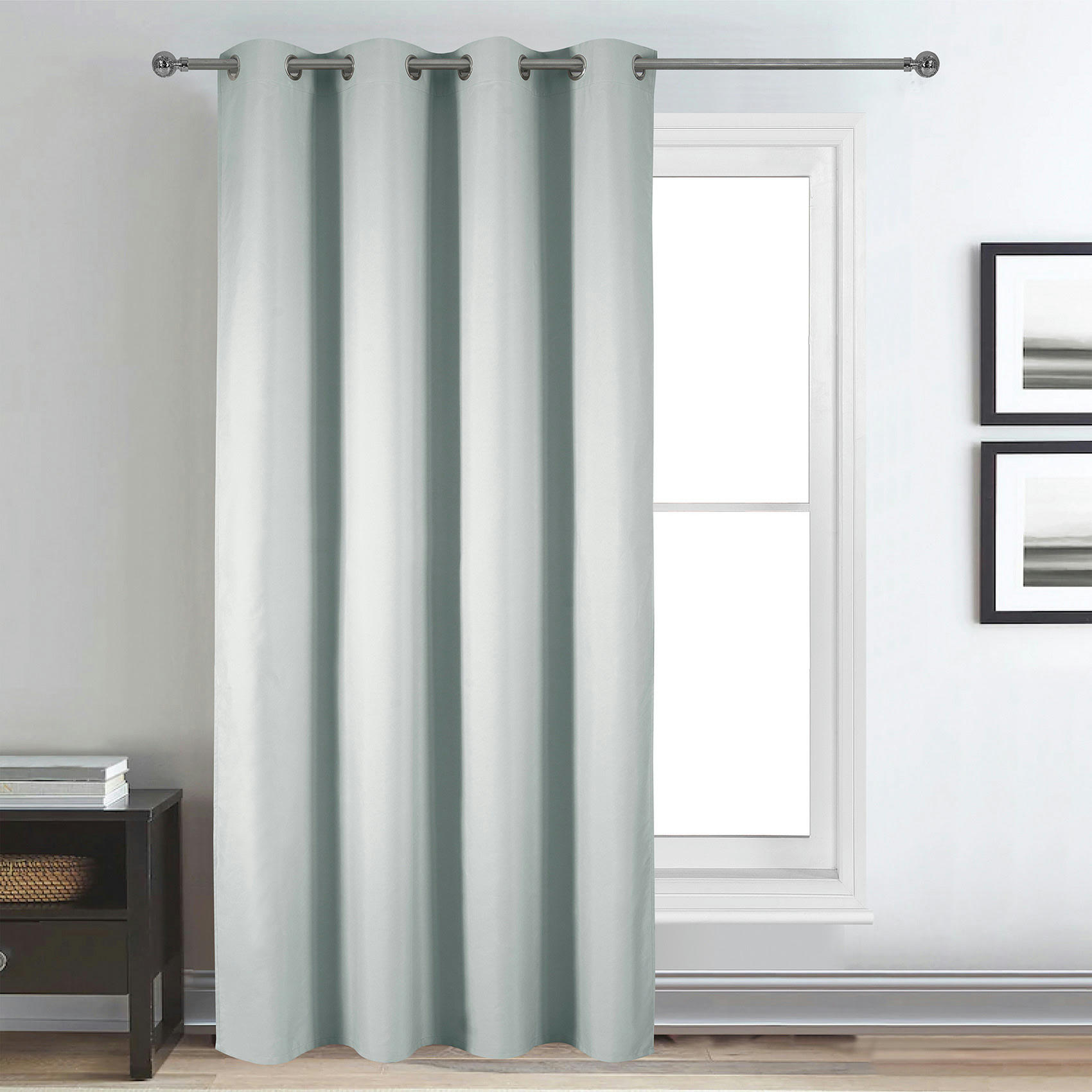 - Rideau déco uni occultant et thermique