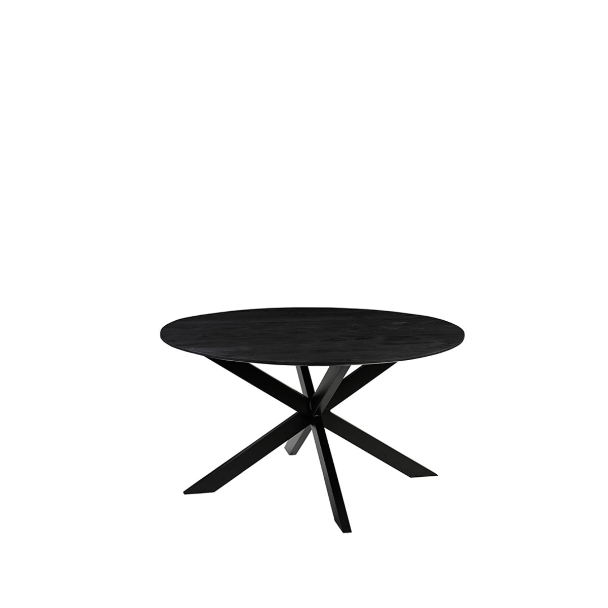 LABEL51 Eettafel Otis - Zwart Mangohout - 130x130x76cm