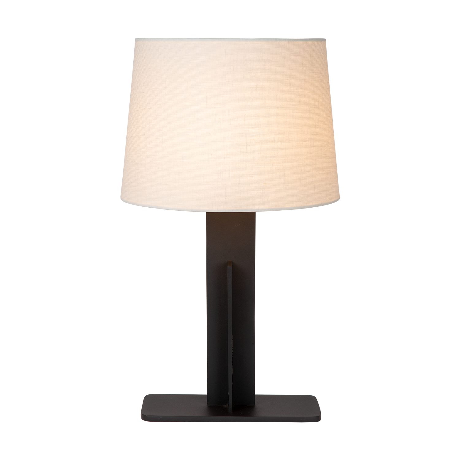 Atmooz Lulu Tafellamp - 35x35x63 cm - Zwart Wit Linnen