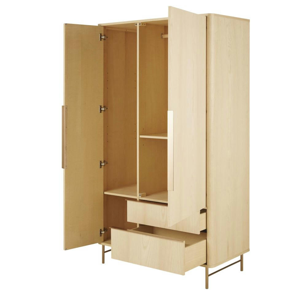 Ormond - Dressing 2 portes battantes 2 tiroirs