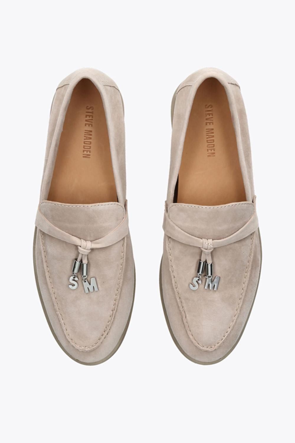 STEVE MADDEN Portland Bone' Suede Flats