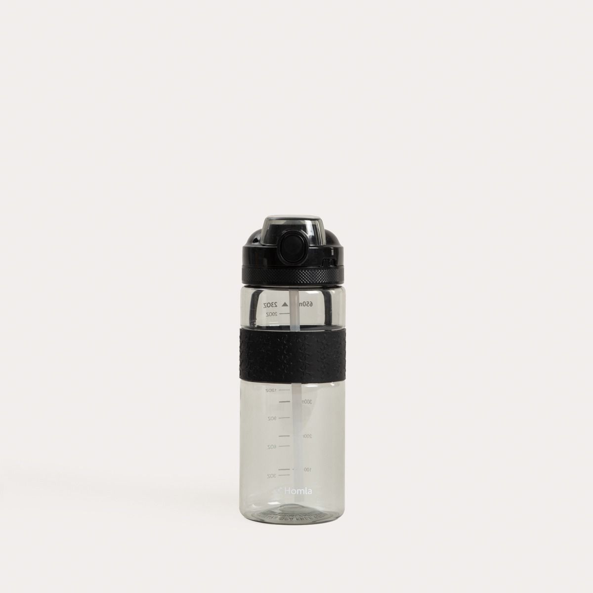 Butelka bidon LONNA z miarką czarna 0,65 l