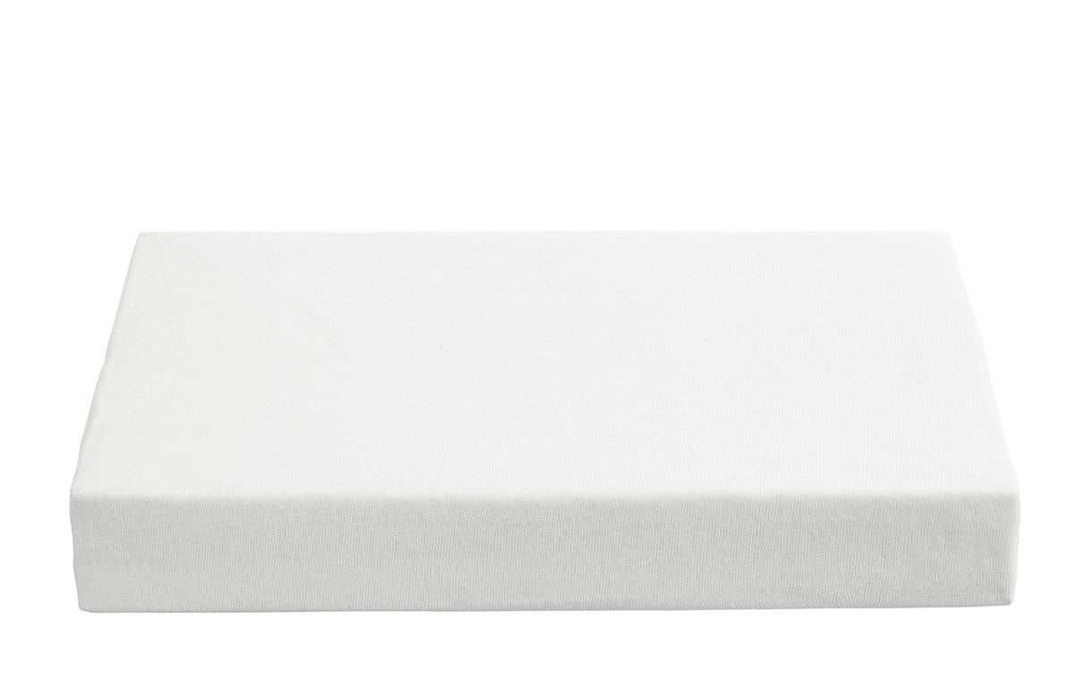 Ambiante splittopper hoeslaken AMBIANTE Jersey TDS - 200x200/210 cm - wit