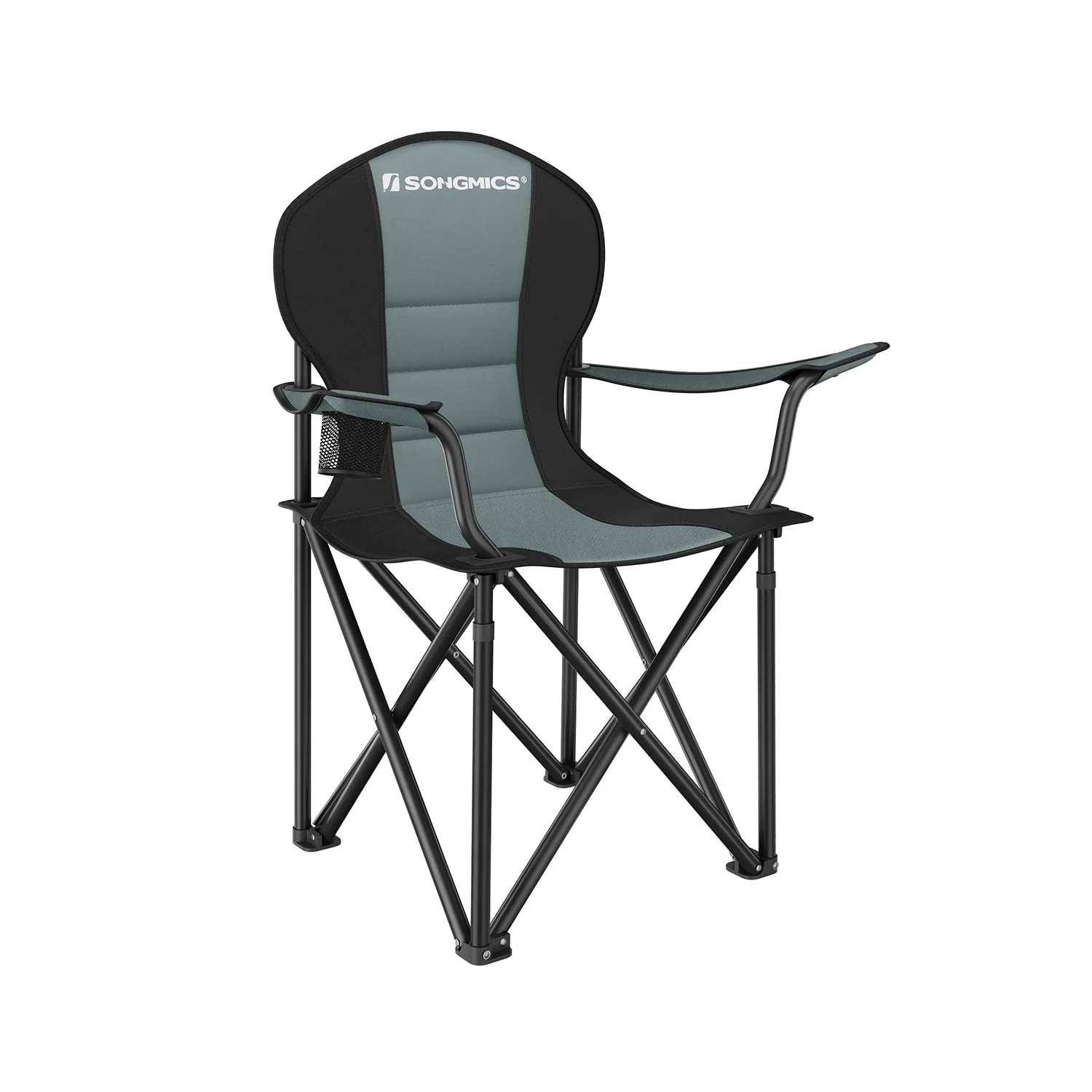 Chaise pliante camping avec porte-gobelet