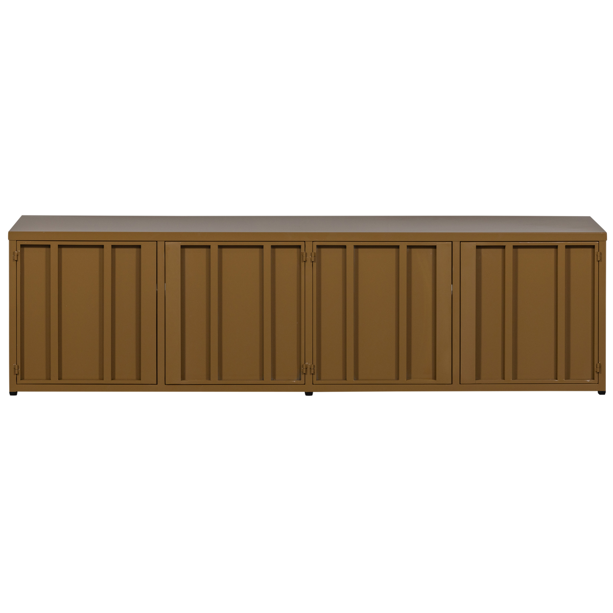 WOOOD tv-meubel Level - Metaal - Honinggeel - 44x160x44