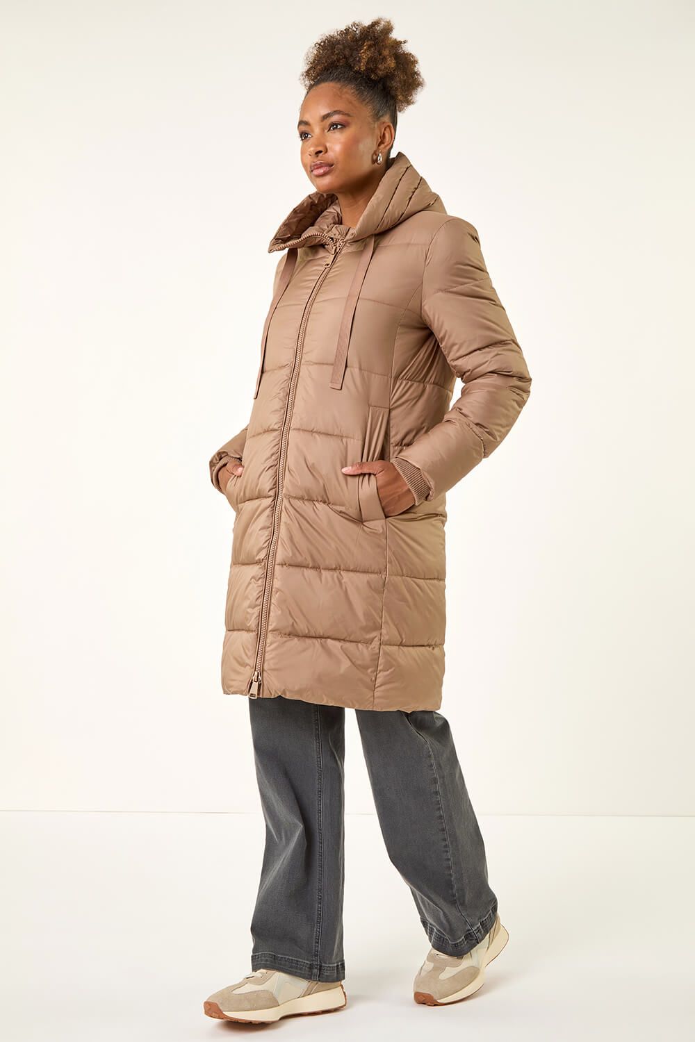 Roman Longline Padded Hooded Coat