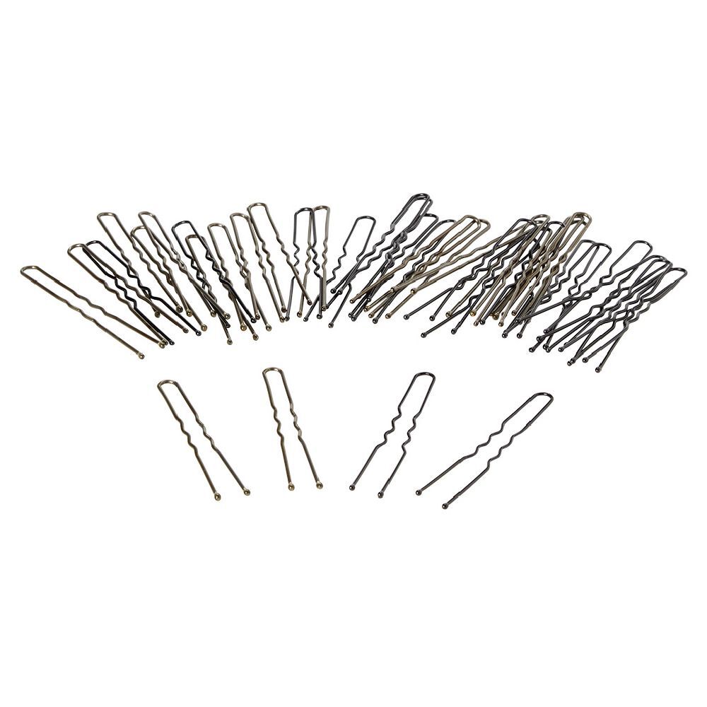 épingle à chignon métal noir et brun x40