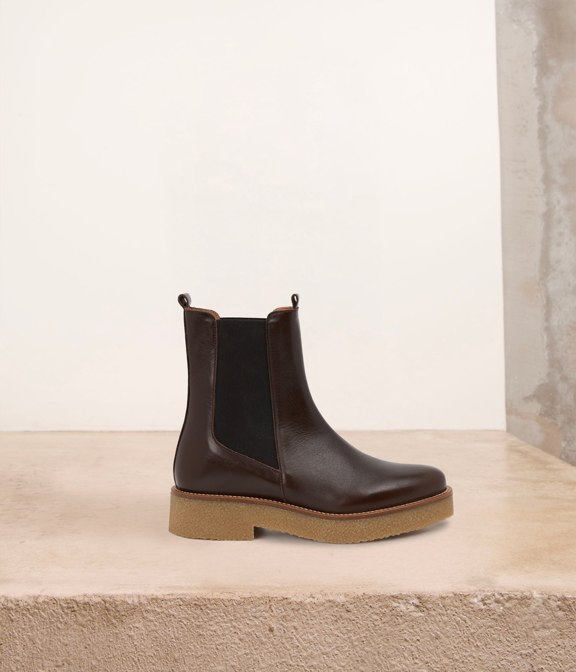 Chelsea boots chocolat Acacia