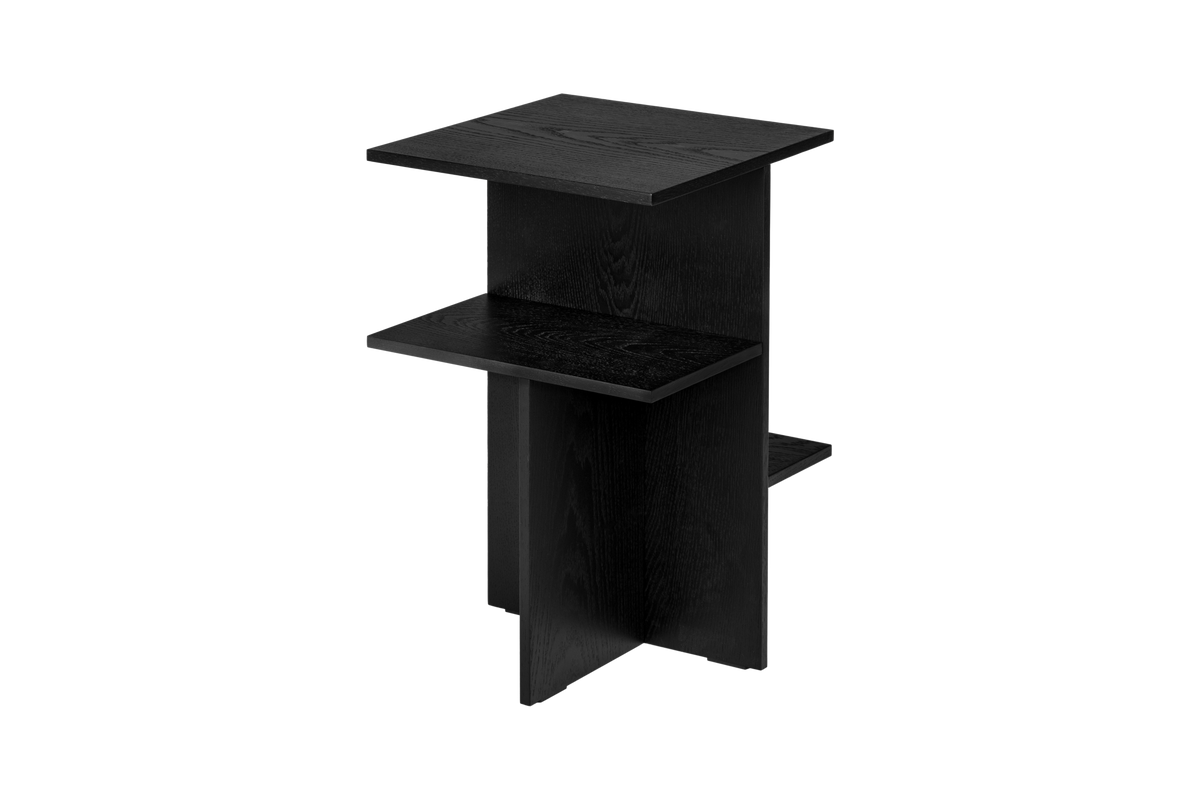 noo.ma ATIK Bijzettafel - Vulcano Black Oak