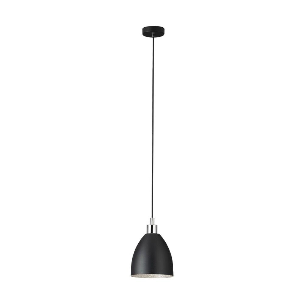 TAKLAMPE EGLO MAREPERLA SVART/GLITTER Ø18CM