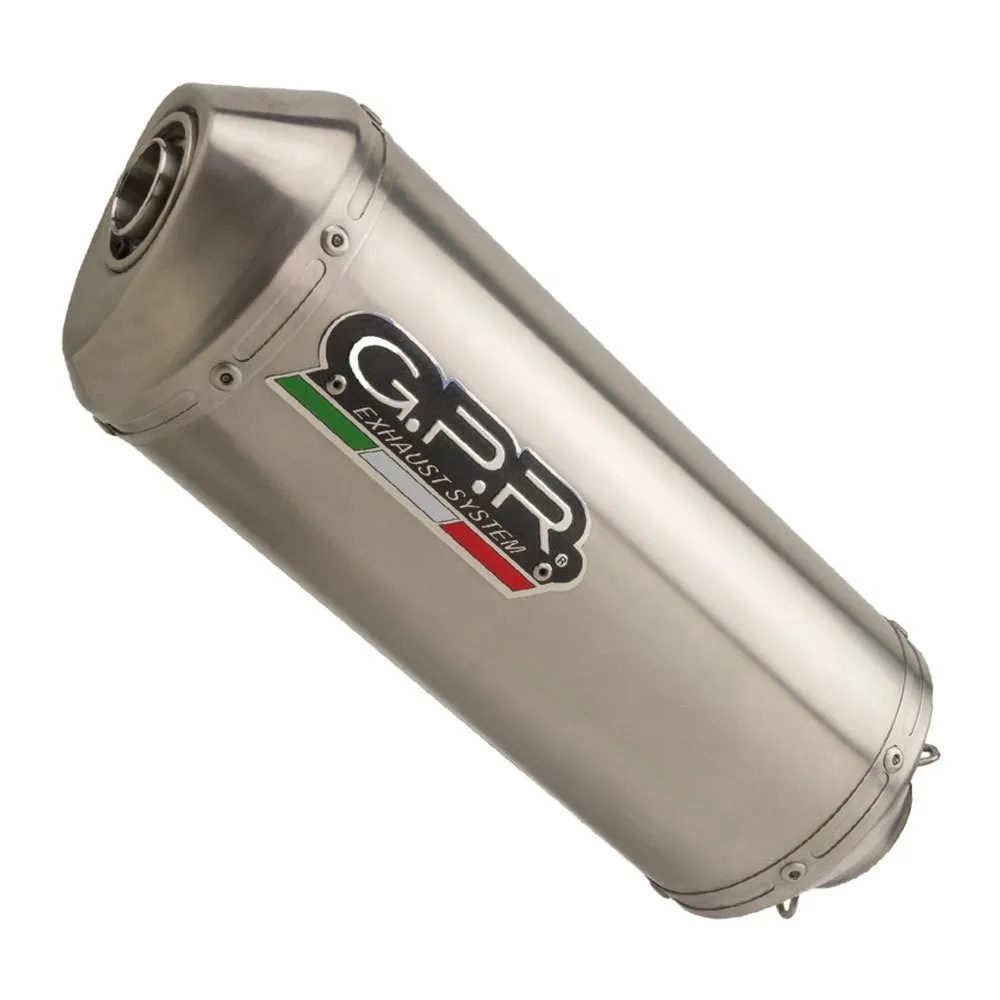 GPR Exhaust Systems Satinox Honda NC 750 X-S Dct 21-23 Ref:E5.H.266.SAT Stainless Steel Homologated Slip On Muffler