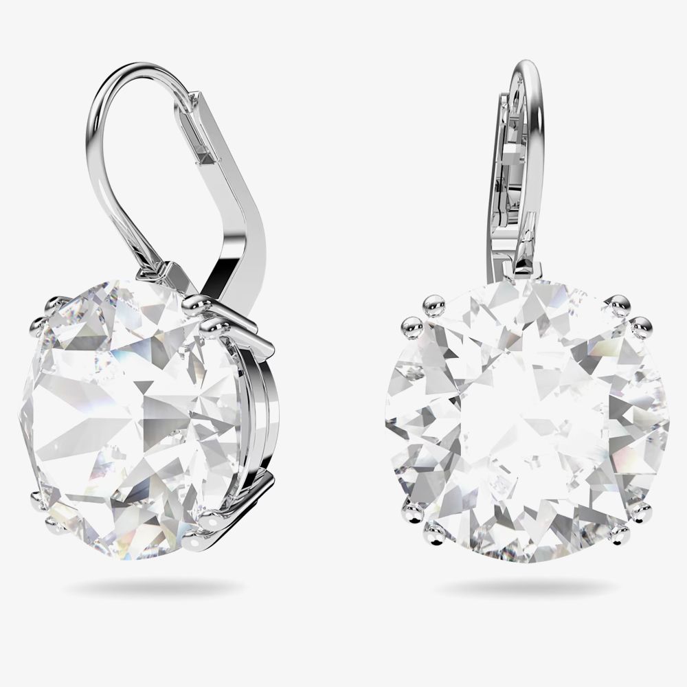 Swarovski Swarovski Ladies Millenia Clear Round Cut Dropper Earrings 5628351