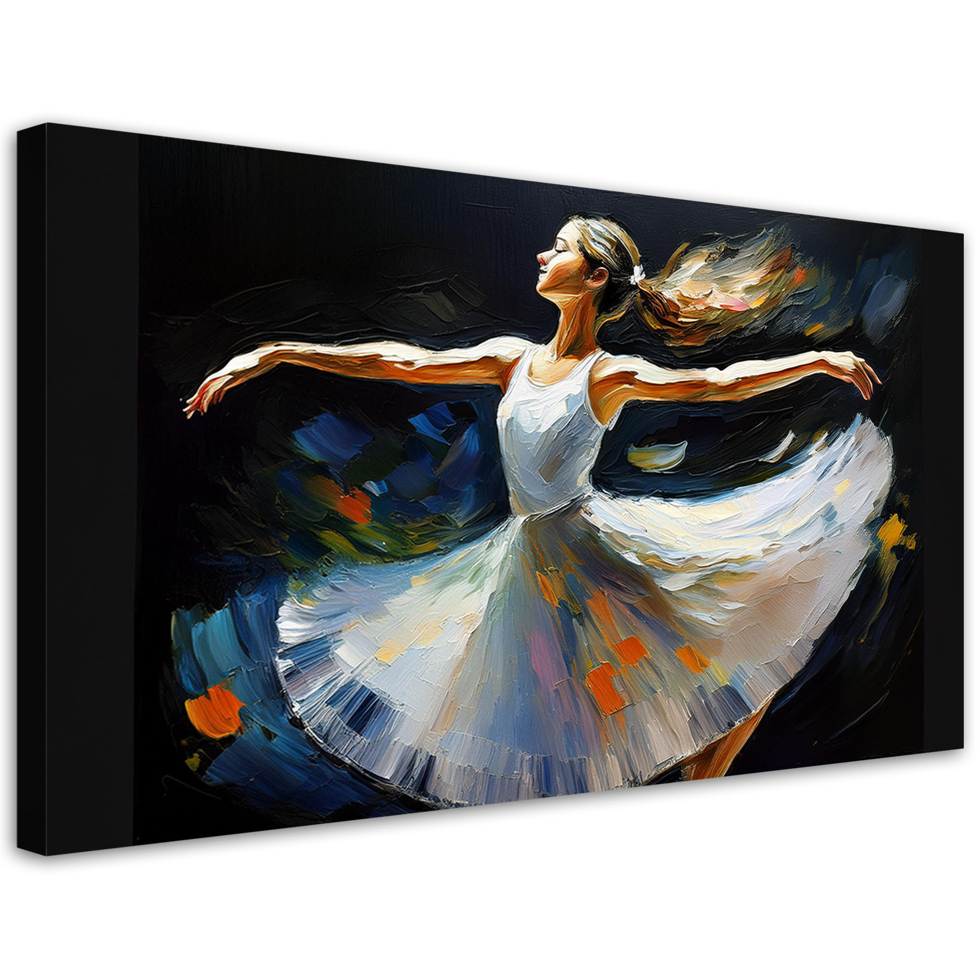 Feeby Obraz na płótnie, Baletnica Kobieta Taniec 80x40