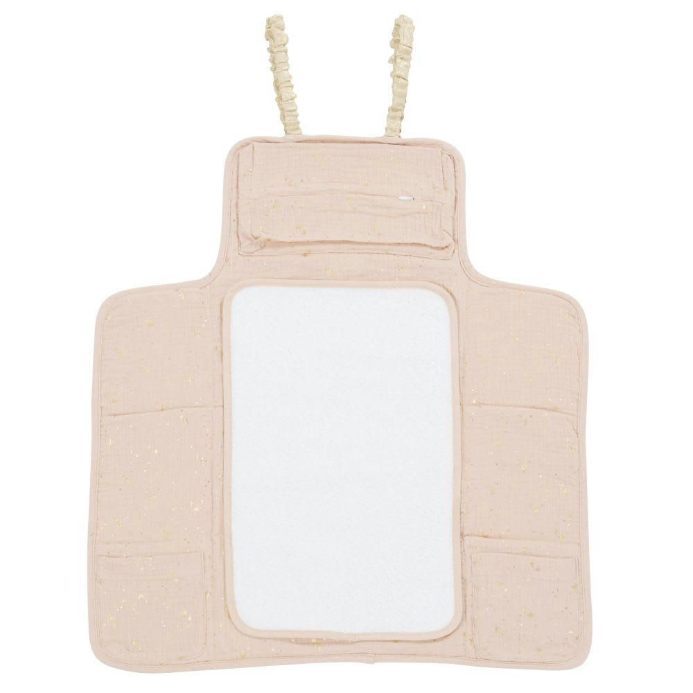 OIA - Matelas à langer bébé de voyage imprimé beige