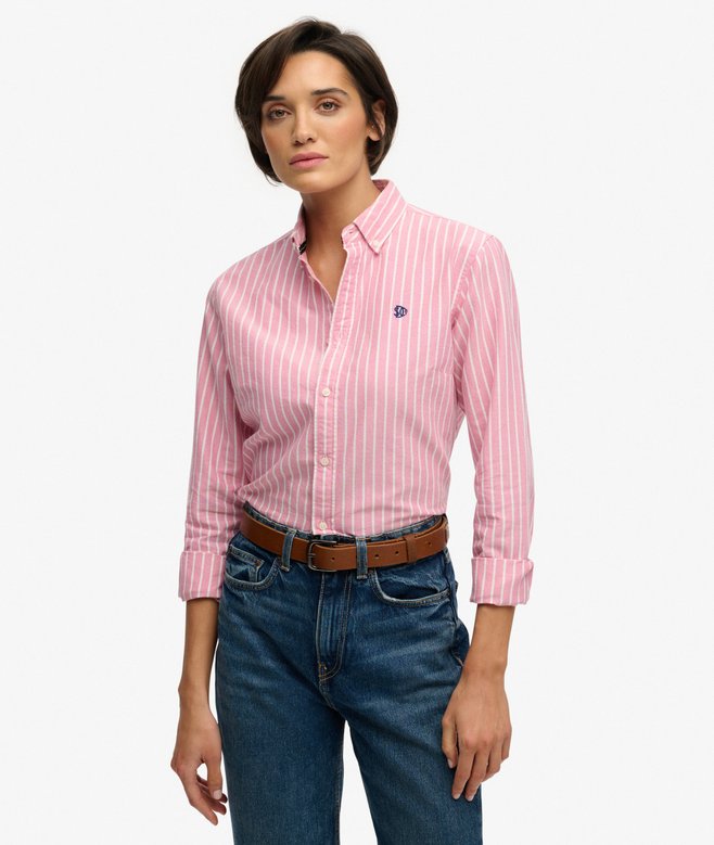 Slim Oxford Button Down Long Sleeve Shirt