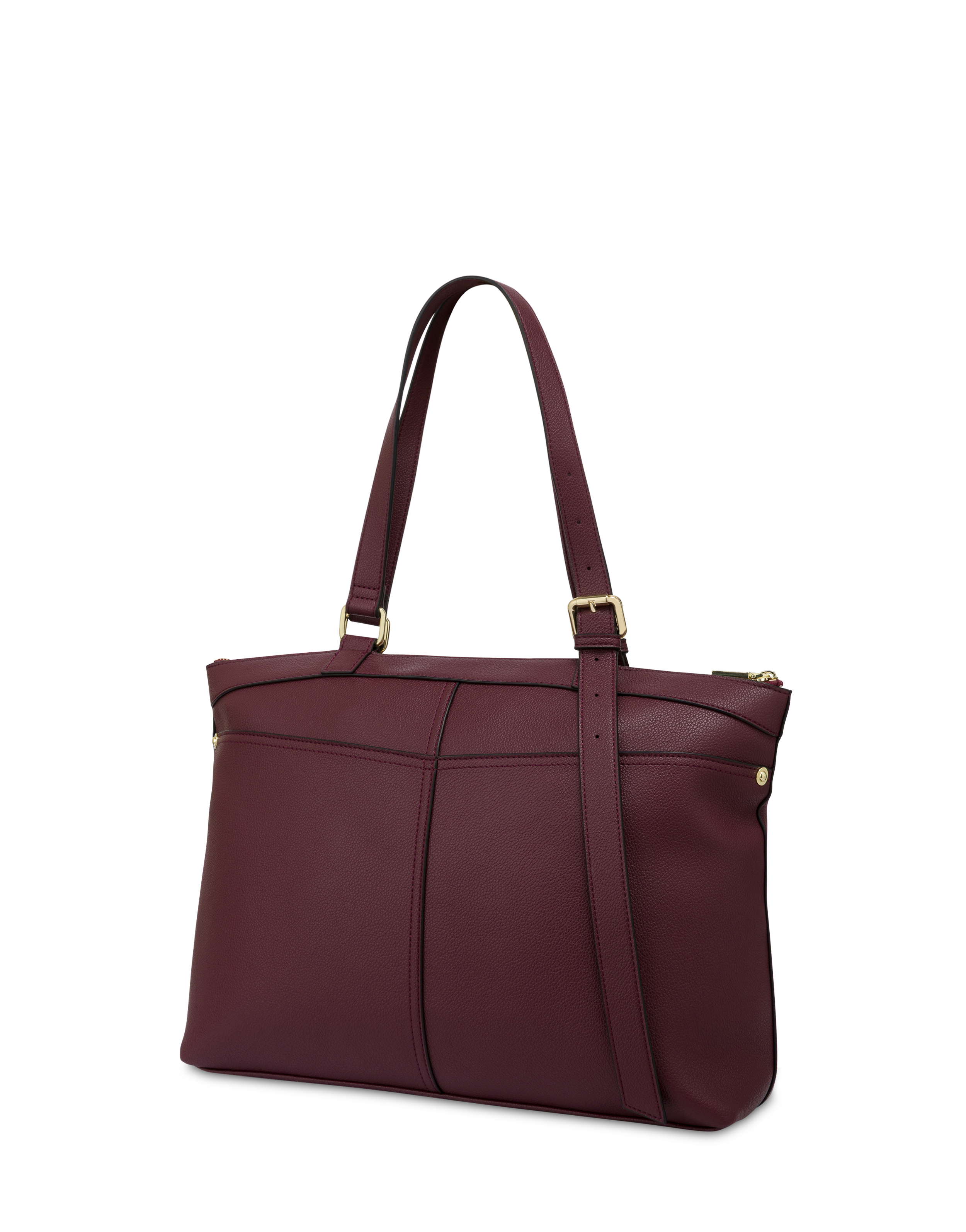 Borsa A Spalla Indigo In Pu Burgundy/burgundy