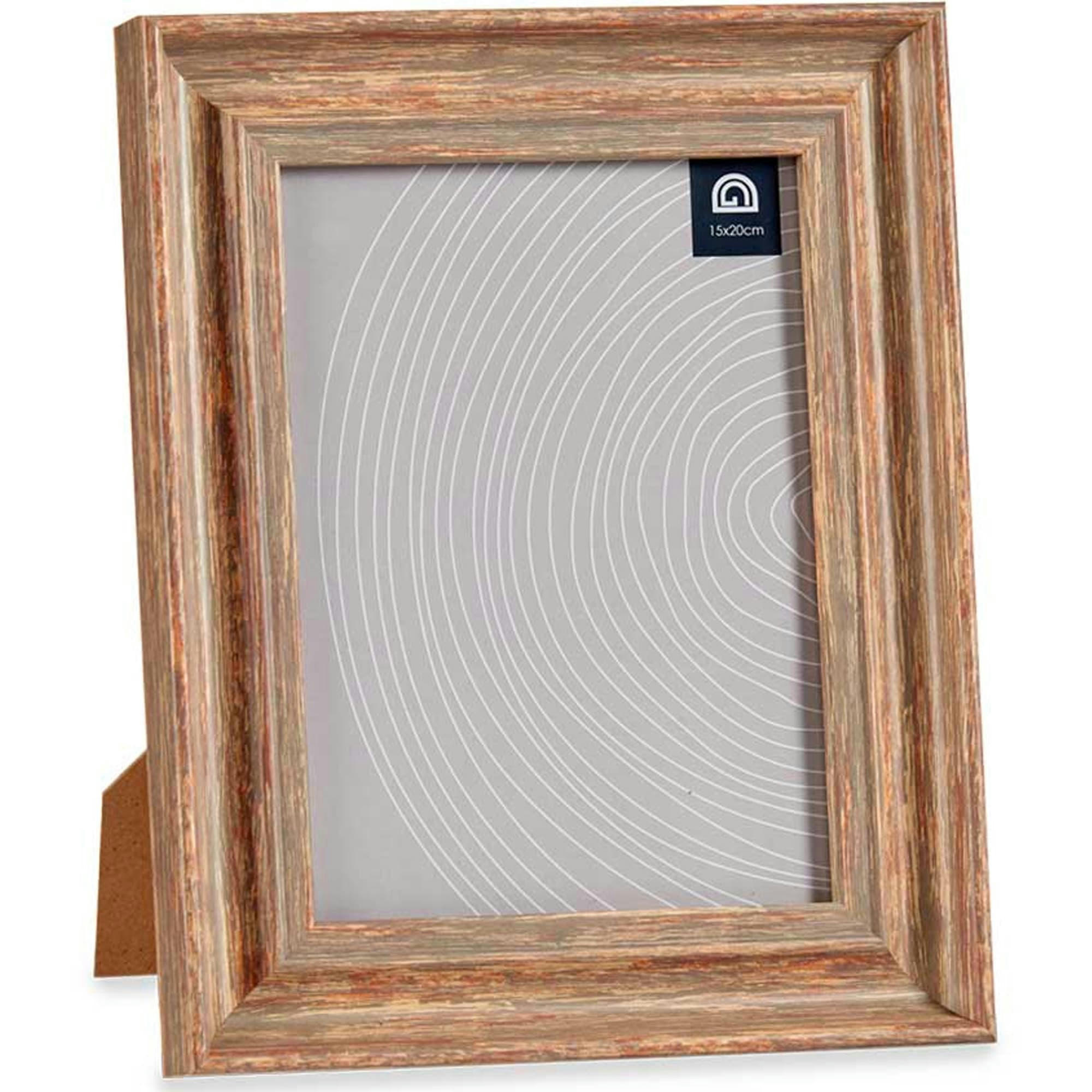 - Cadre photo mural ou à poser couleur bois 15x20cm