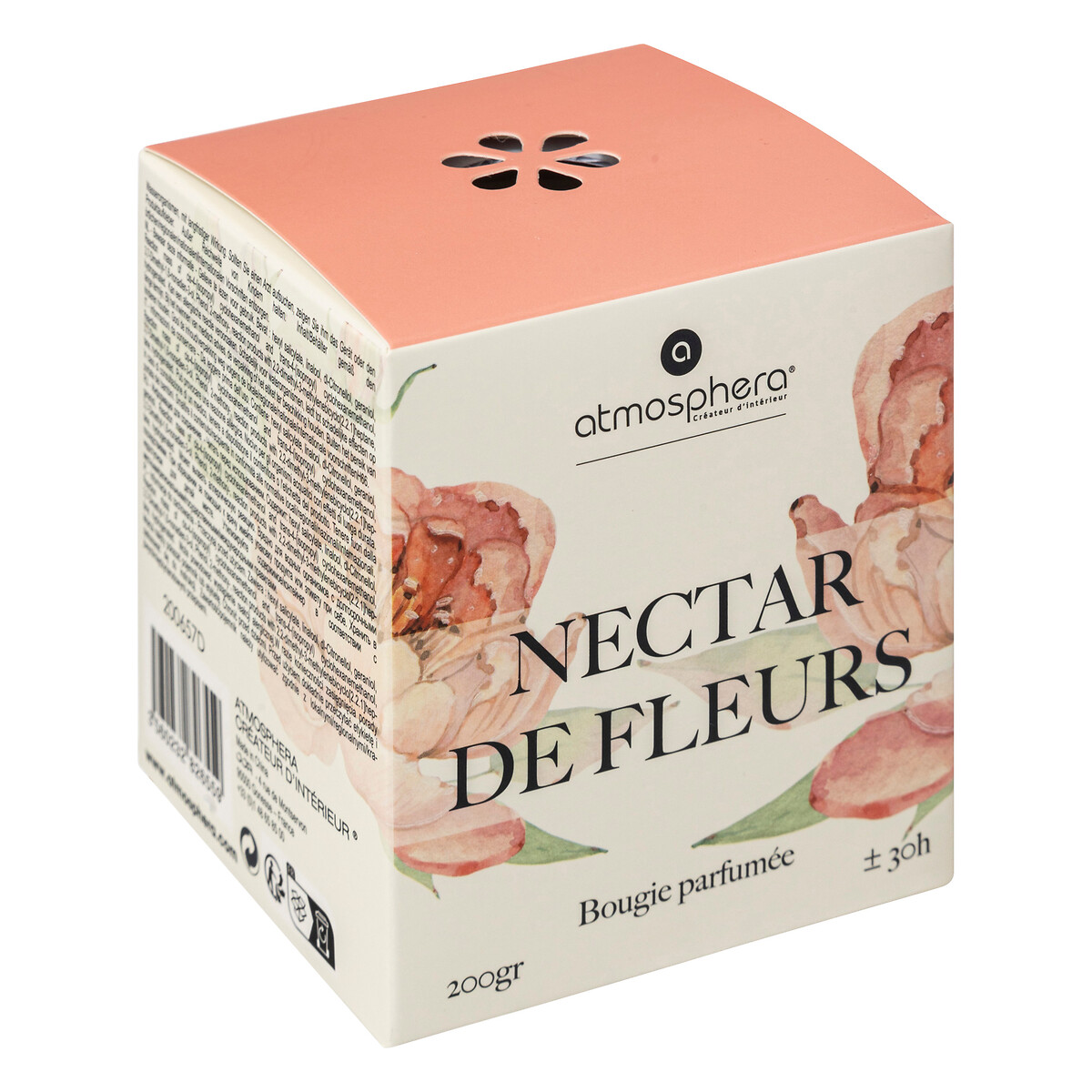 "Oudy" bell scented candle Peony, 200g