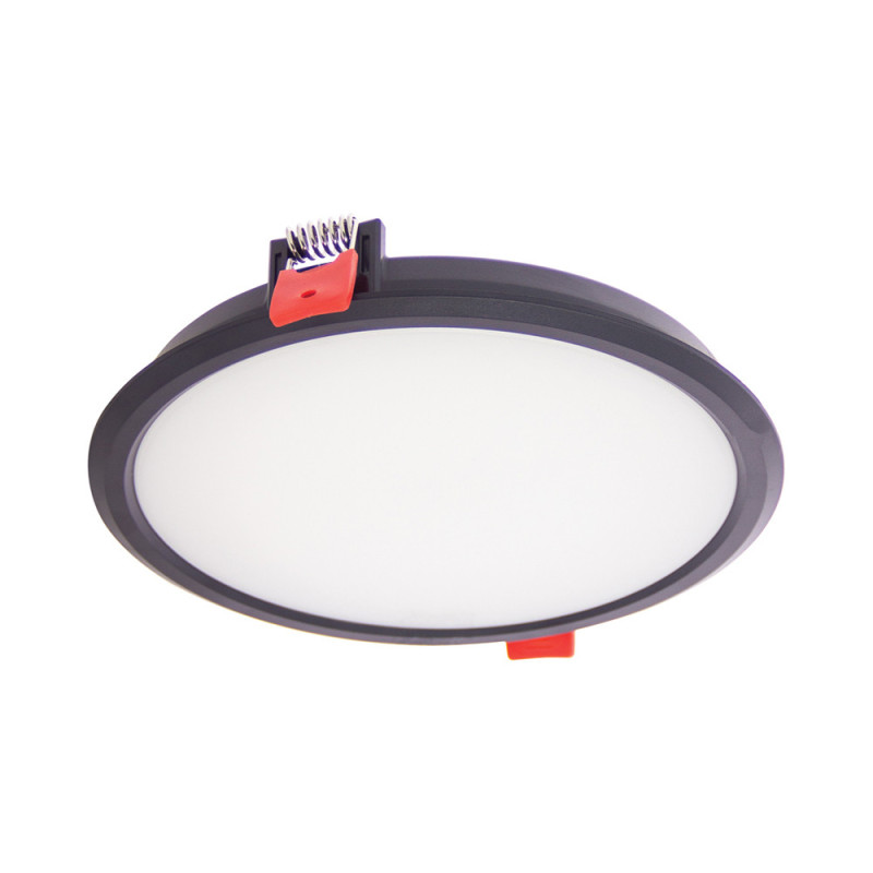 Spot encastrable LED Downlight noir blanc dimmable IP44 1650 lm 10 W XANLITE