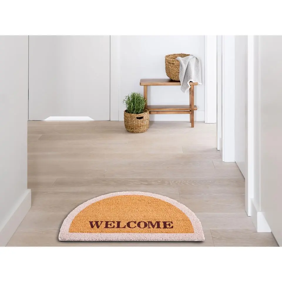 BUHI - Deurmat - Natuurlijk - 45 x 75 cm - Kokos