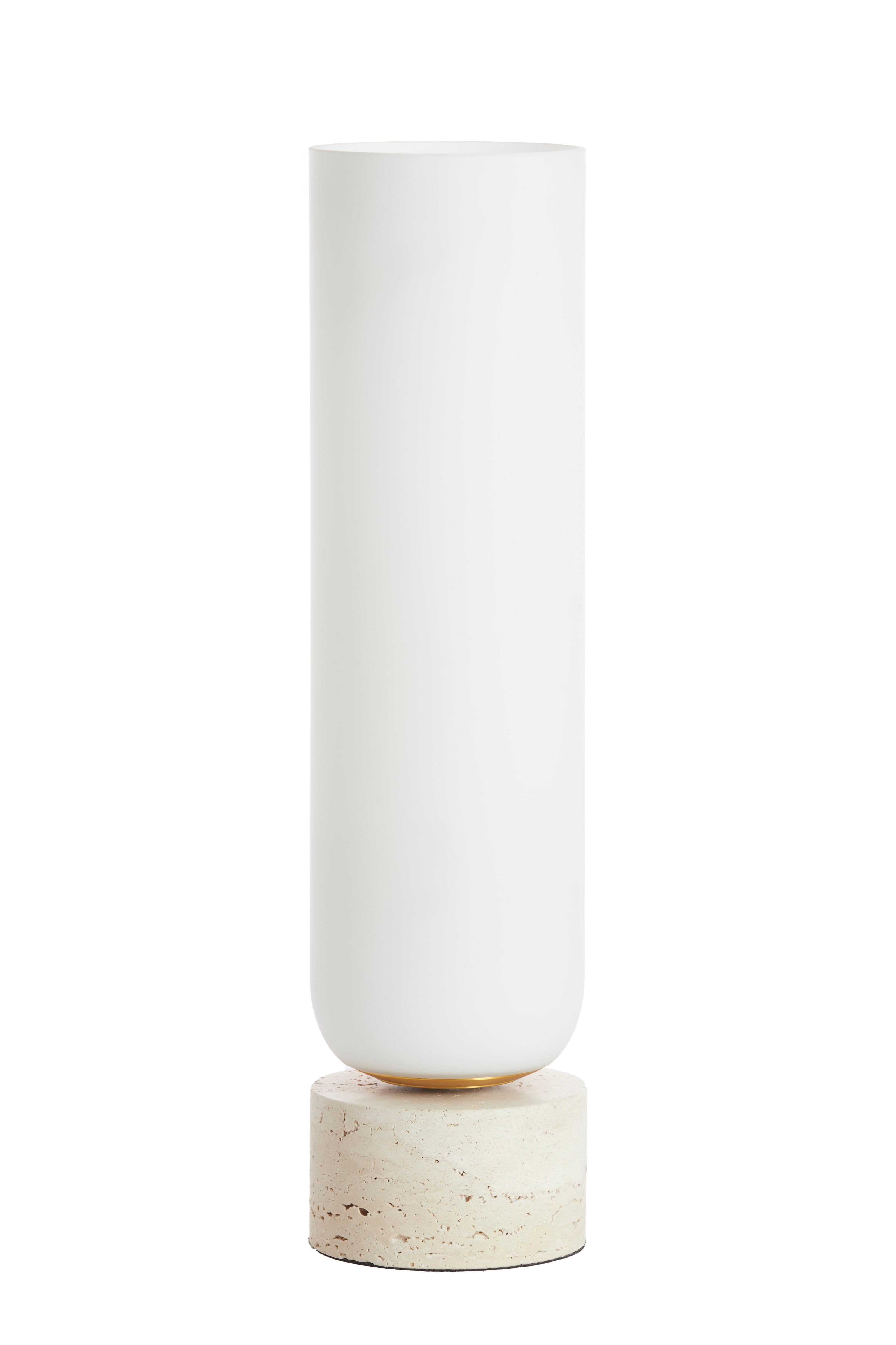 Light & Living tafellamp RYLANO - Ø12x47cm - wit