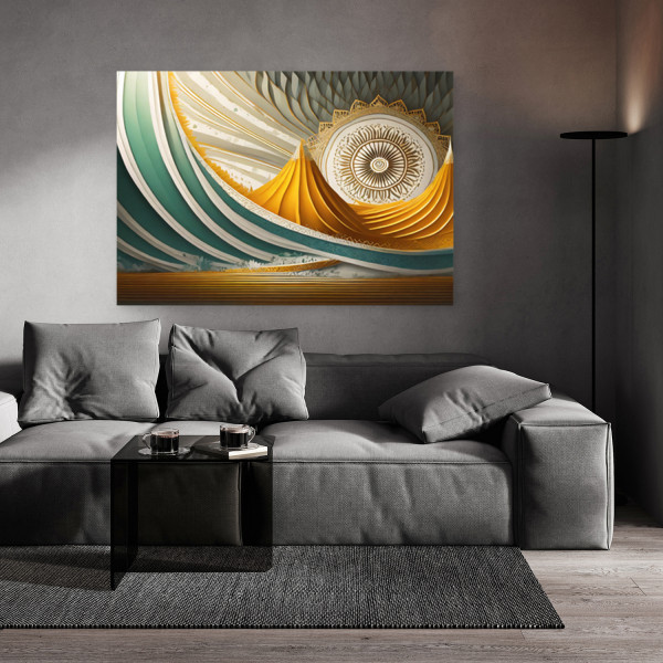 Feeby Obraz na płótnie, Mandala orientalna abstrakcja 60x40